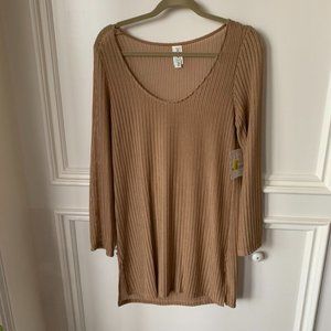 NWT 24th & Ocean Brown Cover Up